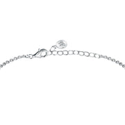 tesori bracelet 925 silver white  cz 19cm