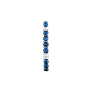 tesori ring 925 silver white & quad sapphire cz 160p