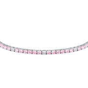 morellato silver tesori r. silver 925 pink cz tennis 16+3