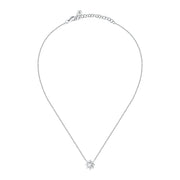 morellato silver tesori recycled 925 silver white cz flower 40+5