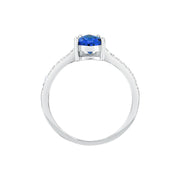 morellato silver tesori recycled 925 silver blue drop cz ring 016
