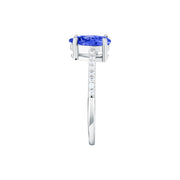 morellato silver tesori recycled 925 silver blue drop cz ring 016