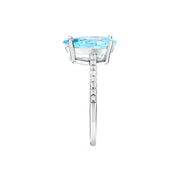 morellato silver tesori recycled 925 silver aqua drop cz ring 016
