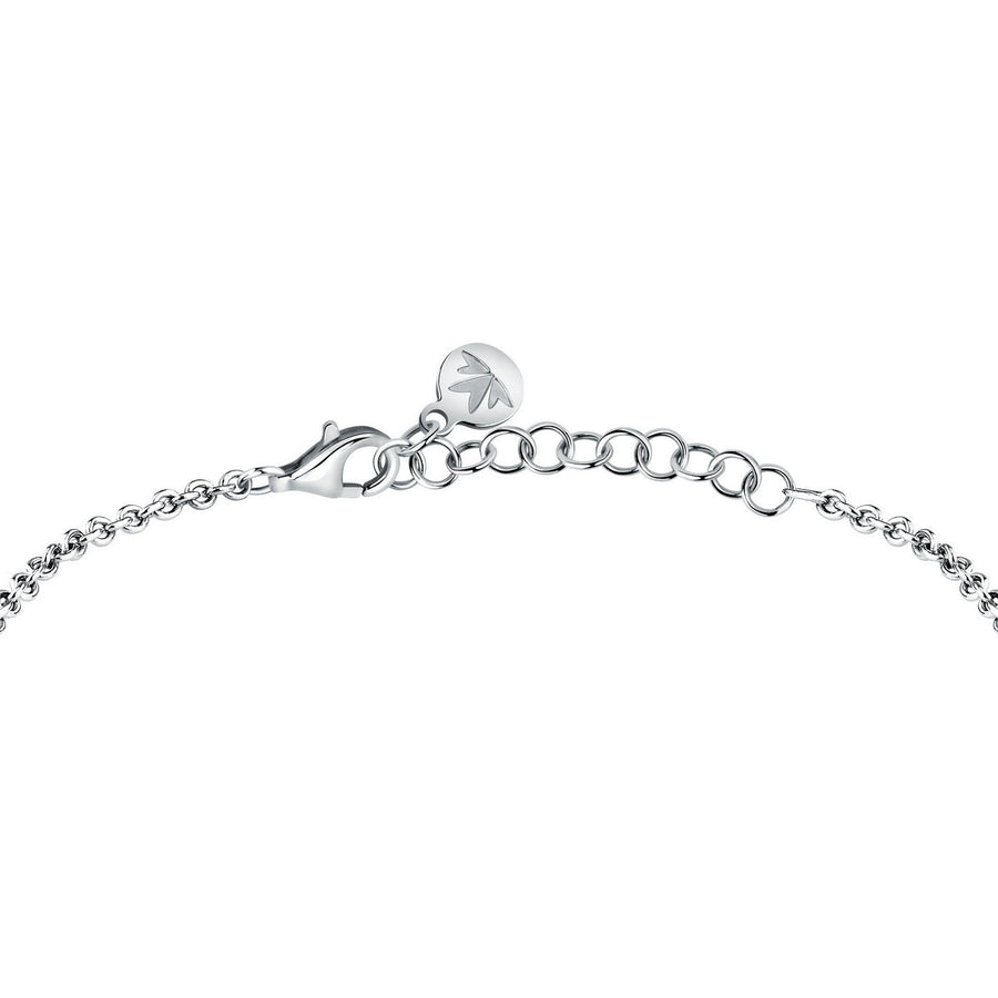 morellato silver tesori recycled 925 silver white drop cz bracelet