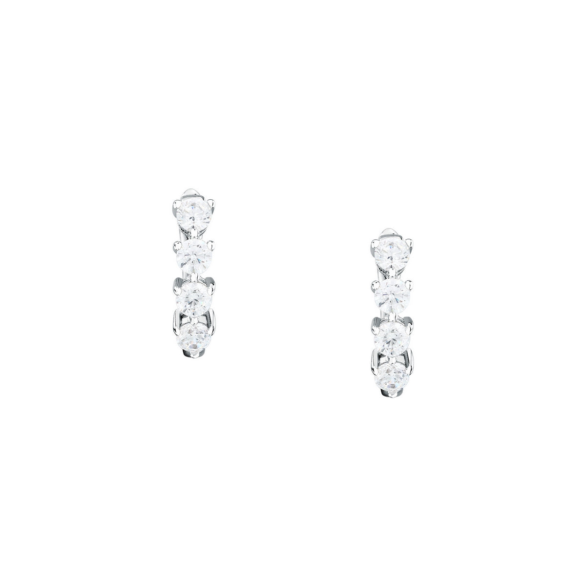 morellato silver tesori earring silv925 rh cz white