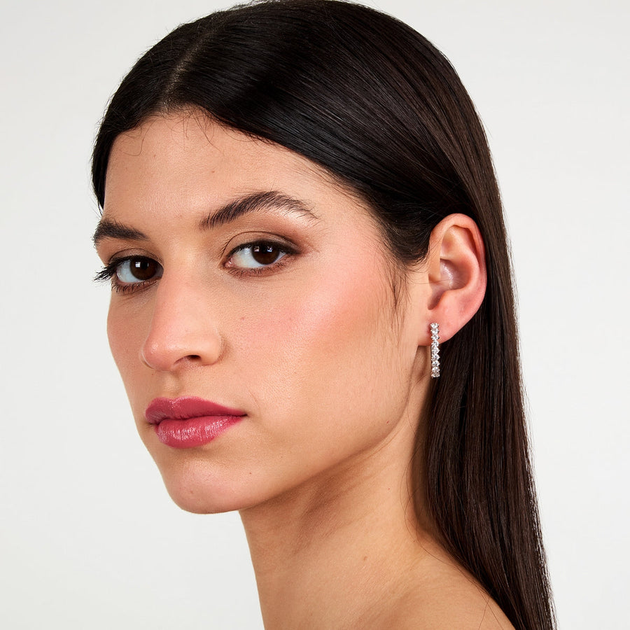 morellato silver tesori earring silv925 rh cz white