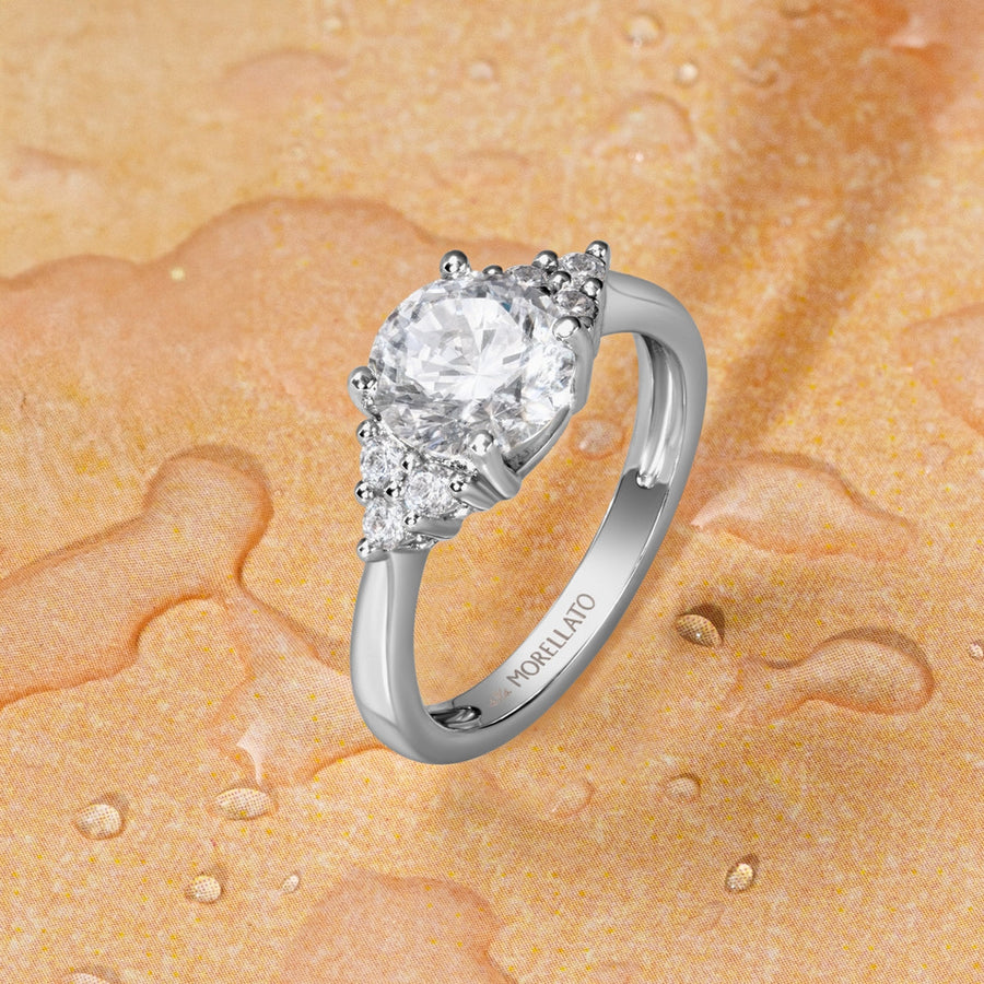 morellato silver tesori ring sil925 rh cz white sz12