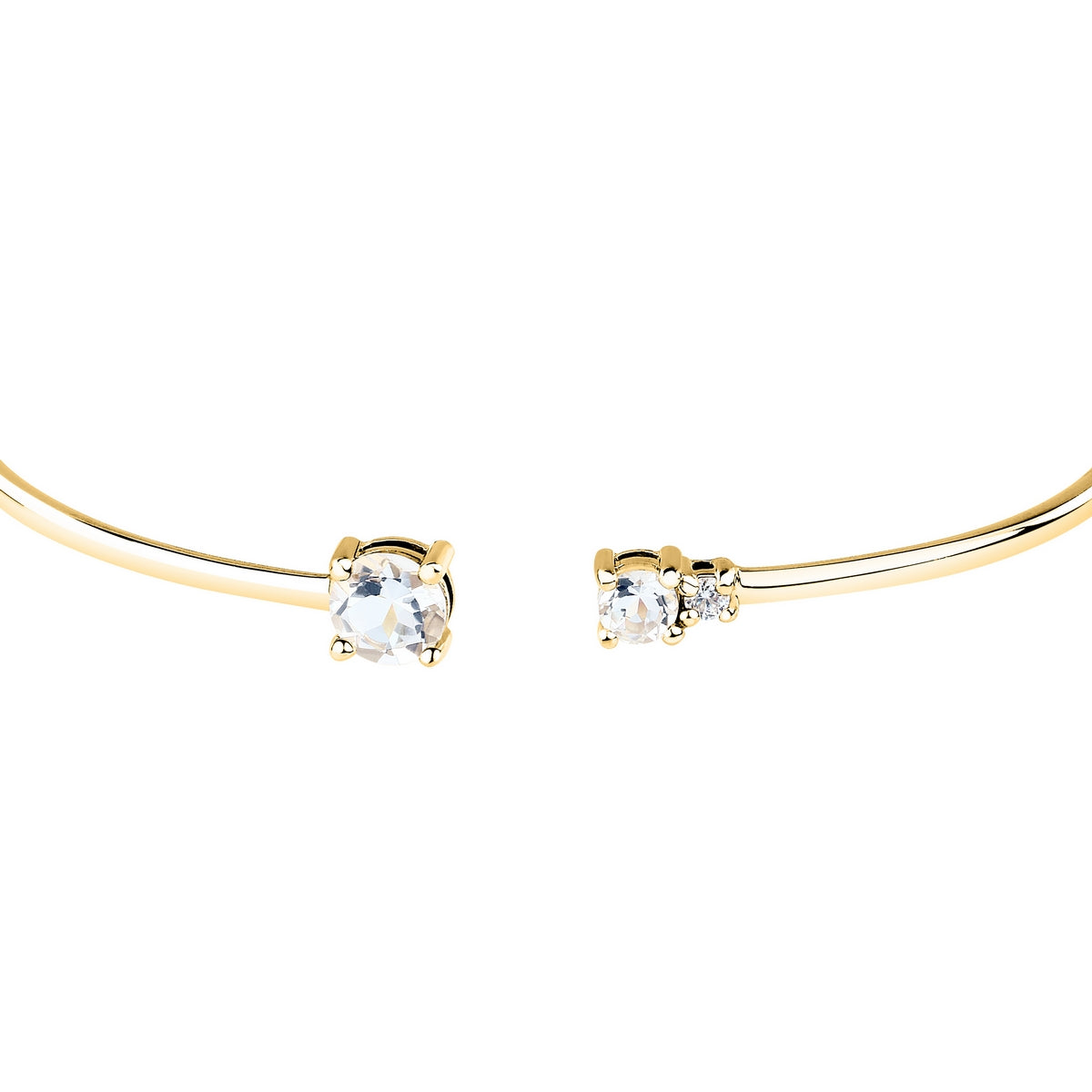 morellato silver tesori bangle silv925 yg cz white 6x5cm