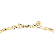 morellato 18k gold plated cerchi bangle stainless steel 6cm white cz