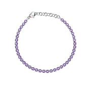 sector woman jewels tennis collection lavendar stone set bracelet