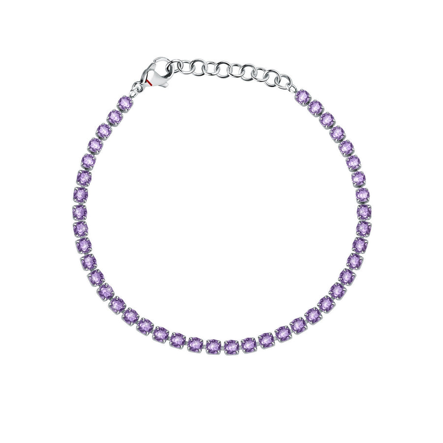 sector woman jewels tennis collection lavendar stone set bracelet