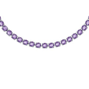 sector woman jewels tennis collection lavendar stone set bracelet