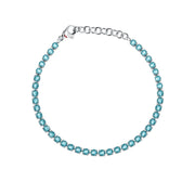 sector woman jewels tennis collection turquoise stone set bracelet