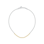 morellato 18k gold plated paioni  necklace with ball chain 38+4cm