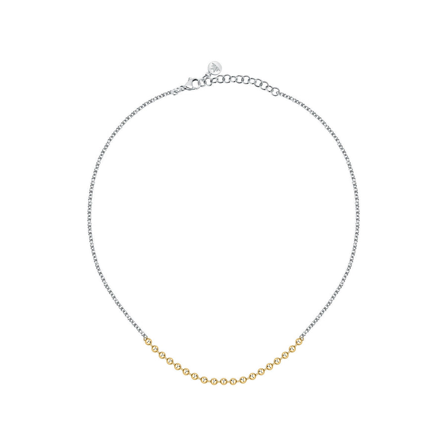 morellato 18k gold plated paioni  necklace with ball chain 38+4cm