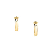 morellato 18k gold plated creole earrings  + ip gold