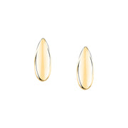 morellato 18k gold plated creole earring oval stainless steel yg 2.7x1.85cm