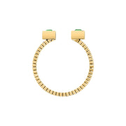 morellato 18k gold plated gioia ring stainless steel yg crystal sz12