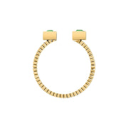 morellato 18k gold plated gioia ring stainless steel yg crystal sz16