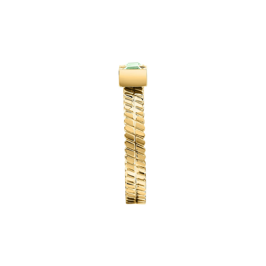 morellato 18k gold plated gioia ring stainless steel yg crystal sz16