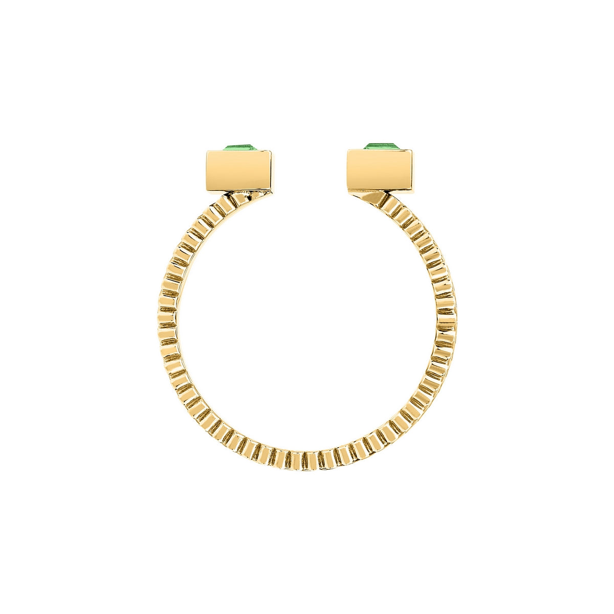 morellato 18k gold plated gioia ring stainless steel yg crystal sz18