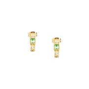 morellato 18k gold plated gioia earring hoop stainless steel yg crystal �1.3cm