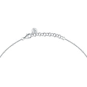 perla necklace 925 silver 5 pearl drop chain 38+4cm