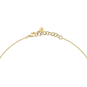 morellato 18k gold plated trilliant necklace  triangle  38+4cm