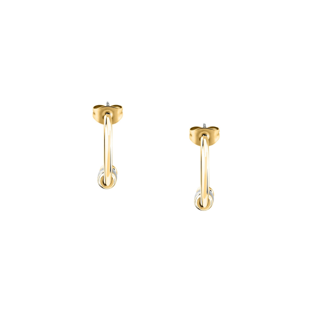 morellato 18k gold plated colori summer  hoop earrings bead