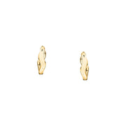 morellato 18k gold plated design earring hoop stainless steel yg �1.6cm