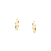 morellato 18k gold plated design earring hoop stainless steel yg �1.6cm