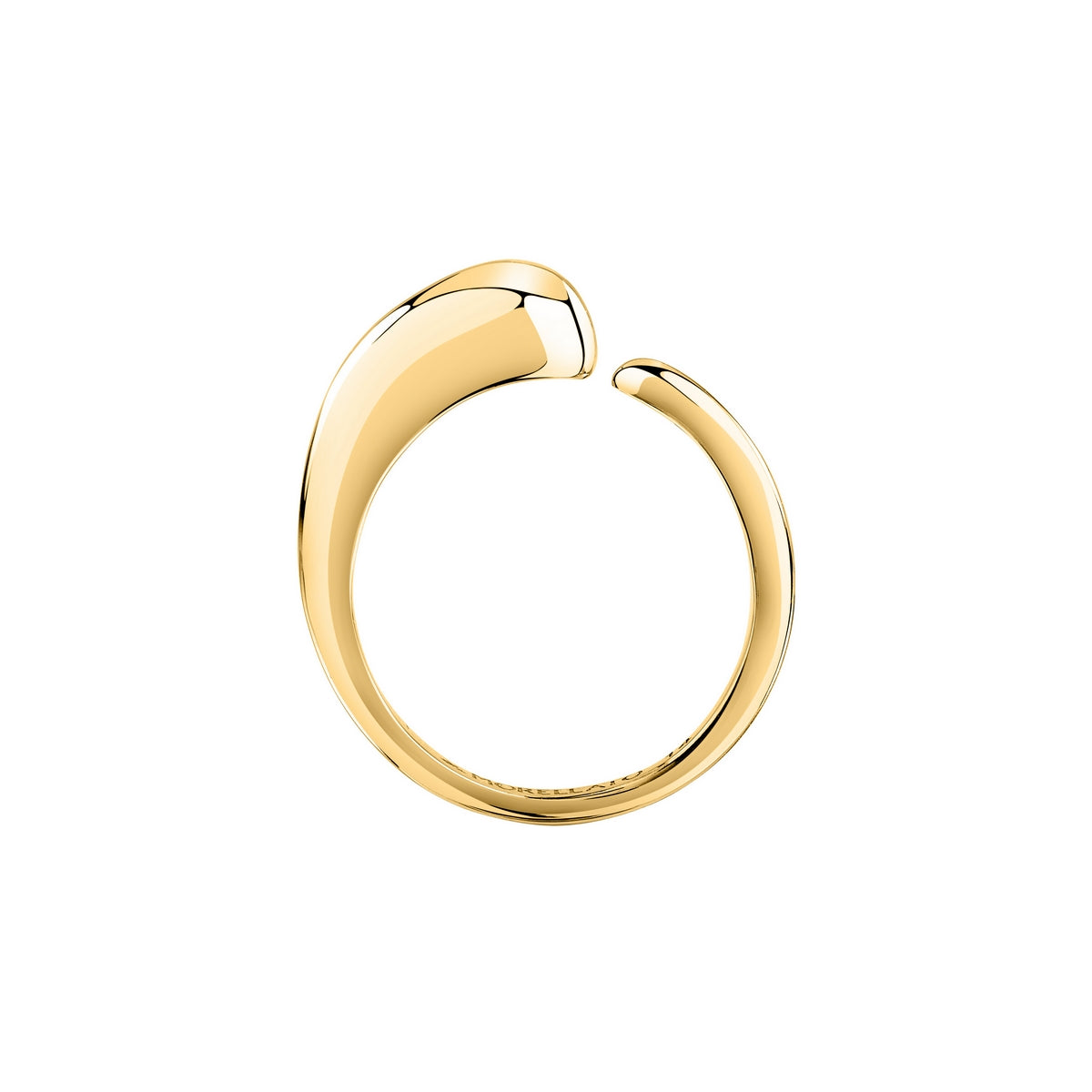 morellato 18k gold plated design ring stainless steel yg sz18