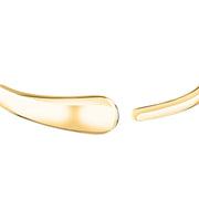 morellato 18k gold plated design bangle (small)  stainless steel yg 56x46mm