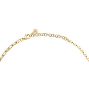 morellato 18k gold plated intrecci necklace stainless steel yg 40+5cm