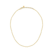 morellato 18k gold plated intrecci necklace stainless steel yg 40+5cm