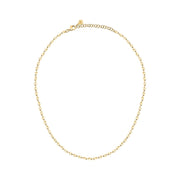 morellato 18k gold plated intrecci necklace stainless steel yg 40+5cm