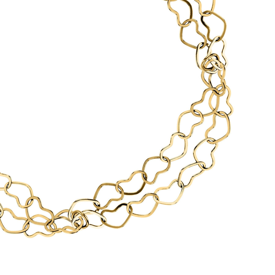 morellato 18k gold plated intrecci bracelet stainless steel yg 16+3cm