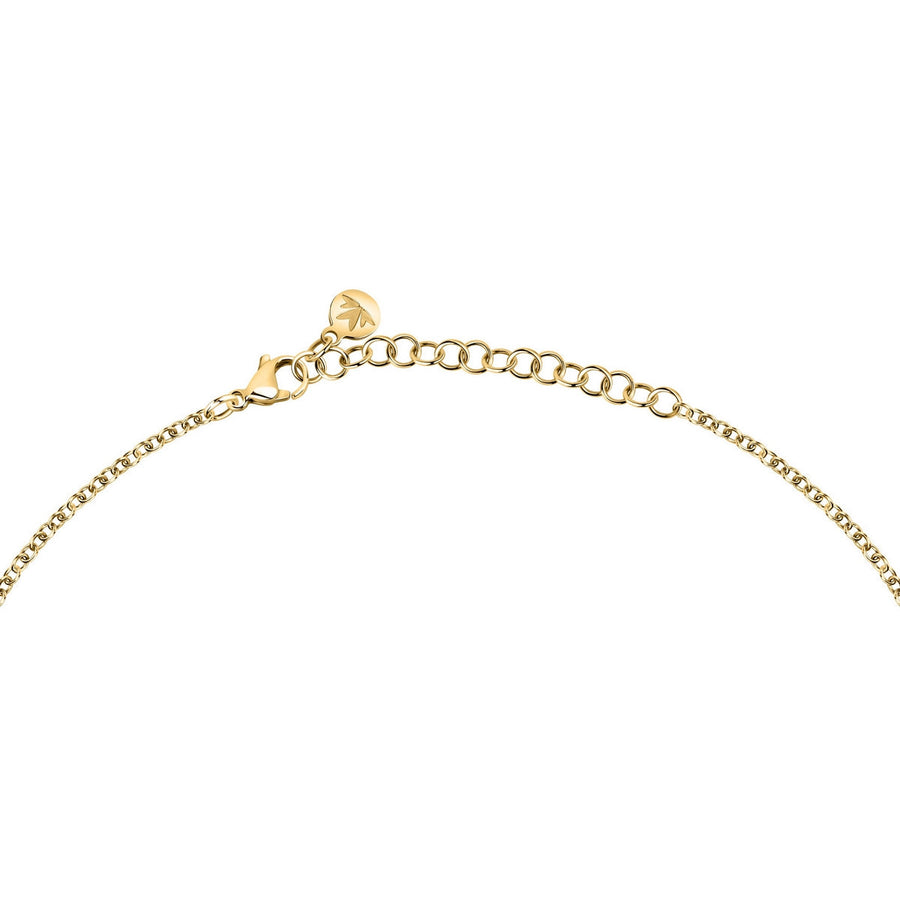 morellato 18k gold plated vintage bold necklace stainless steel gold plated 40+5cm