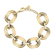 morellato 18k gold plated vintage bold bracelet stainless steel gold plated 17+3cm