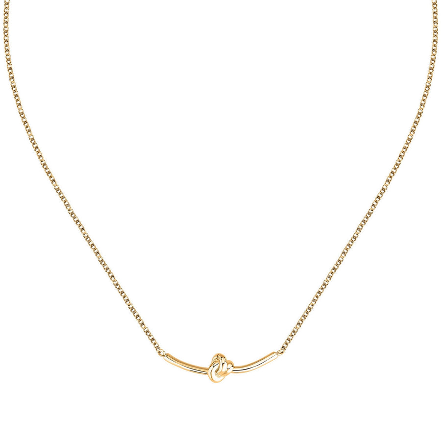 morellato 18k gold plated legame neckl ss yg 40+5cm