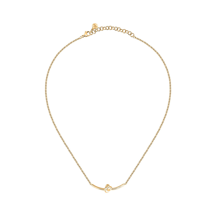 morellato 18k gold plated legame neckl ss yg 40+5cm