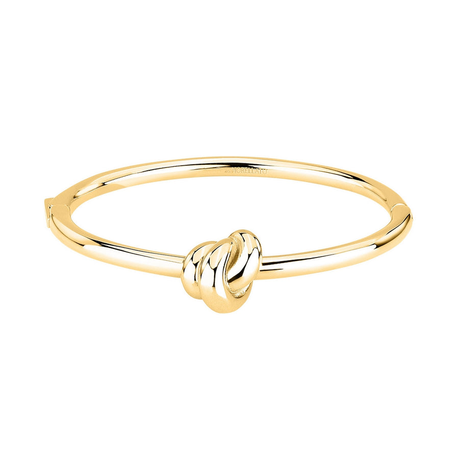 morellato 18k gold plated legame bangle ss yg size m 6x5cm
