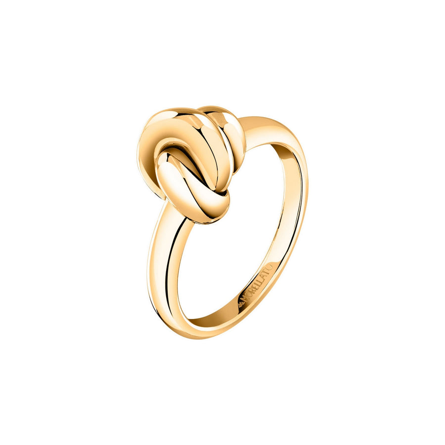 morellato 18k gold plated legame ring ss yg sz16