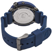 seiko prospex street series solar blue stainless steel and plastic divers blue dial rubber strap watch