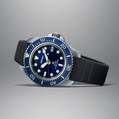 seiko prospex solar divers blue dial watch