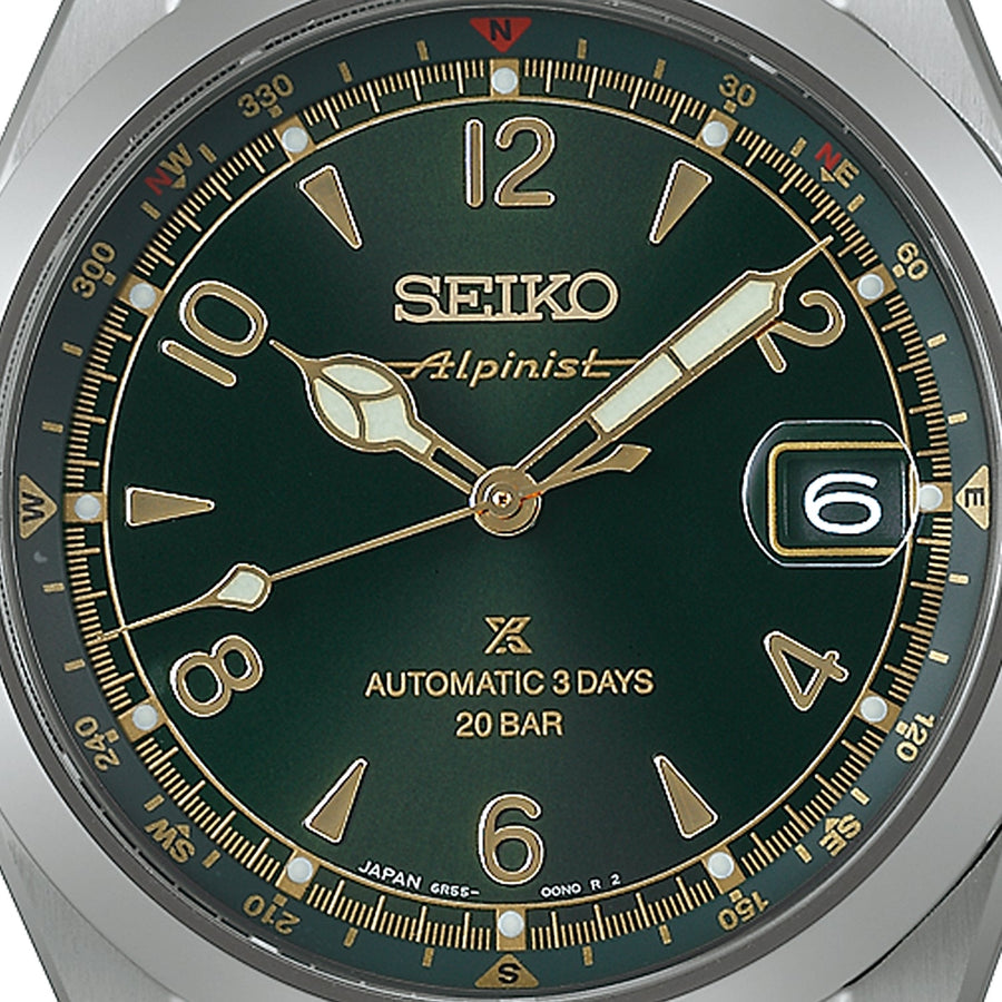 seiko prospex alpinist in classic pine green