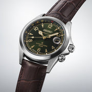 seiko prospex alpinist in classic pine green