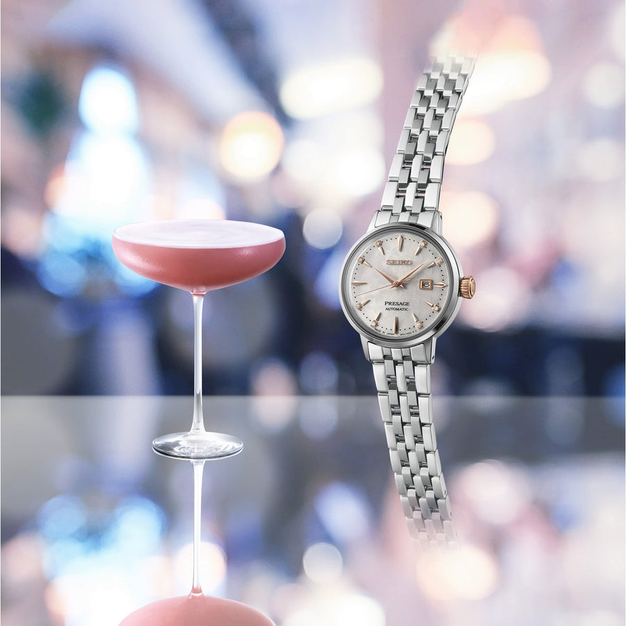 seiko presage cocktail time 'clover club' diamond twist