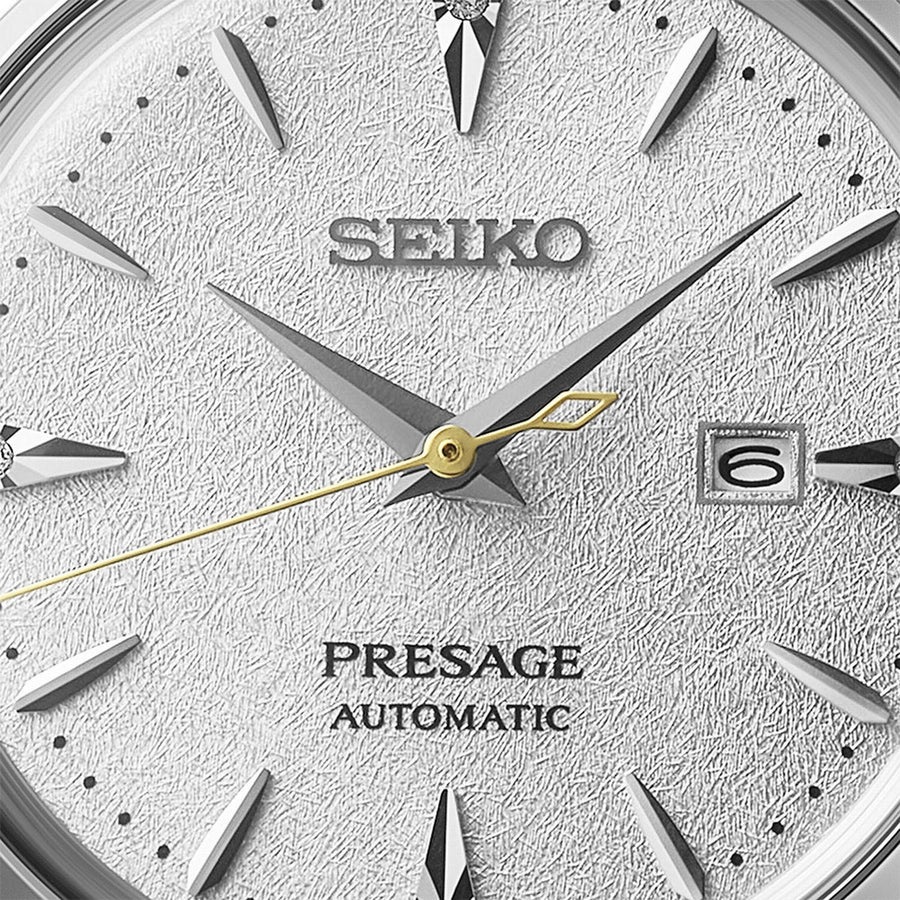 seiko presage �hot buttered rum� diamond-set 30mm cocktail time