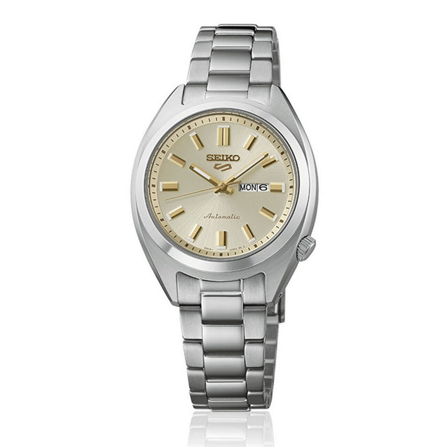 seiko 5 sports hebitama snxs in double cream
